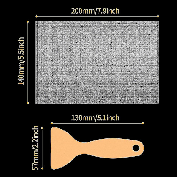 12 stk. Fep Film 200x140x0,15 mm Tykkelse Til Uv 3D-printere, Lcd Sla Resin, Med 2 Stk. Udskiftnings_fs