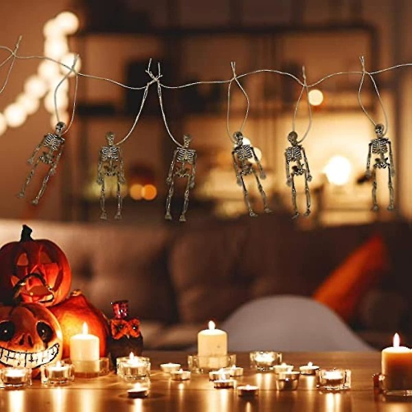 Menneskelige skelet model | Fuld størrelse skelet Halloween dekoration, halloween skelet fuld krop skelet rekvisitter Halloween fest dekoration