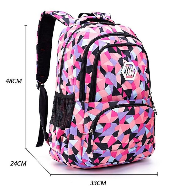 Koululaukku kannettavan tietokoneen matkareppu Suurikapasiteettinen päiväreppu yläkoulun opiskelijoille teini-ikäisille Black