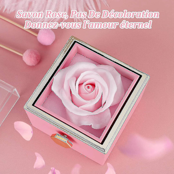 Evighetsros Halsbandask Valentine\"s Day Bröllopspresent A