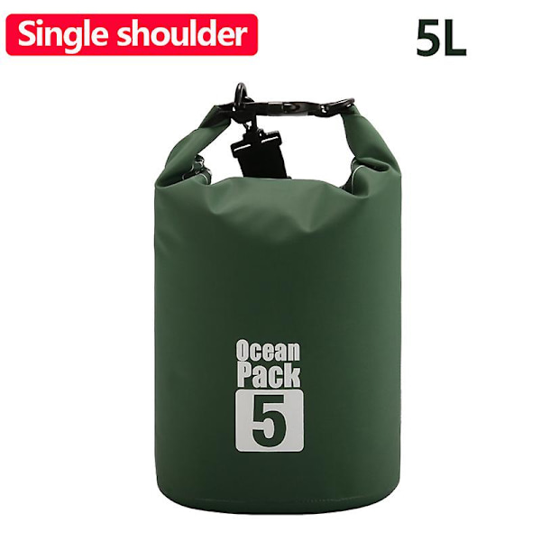 5L-30L PVC Mesh Vattentät Väska Utomhus Dykning Kompressionsförvaring Vattentät Väska Torr Väska För Man Kvinnor Simning Rafting Kajak C4 Single shoulder