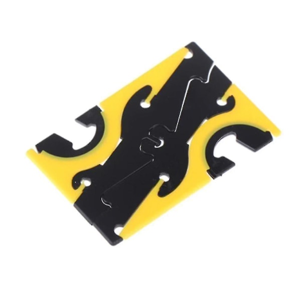 Selfie Carbon Card -taitettava matkapuhelinteline Portabe säädettävä puhelintarvike Yellow