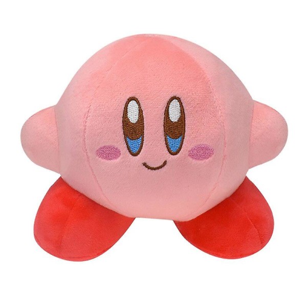 14 cm Japan Anime Star Kirby stoppade leksaker Kawaii Söt plyschdocka Tecknad Mjuk Peluche Barn Jul Födelsedagspresent 1