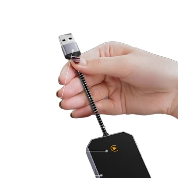 2-i-1 Trådlös CarPlay och Android Auto-adapter