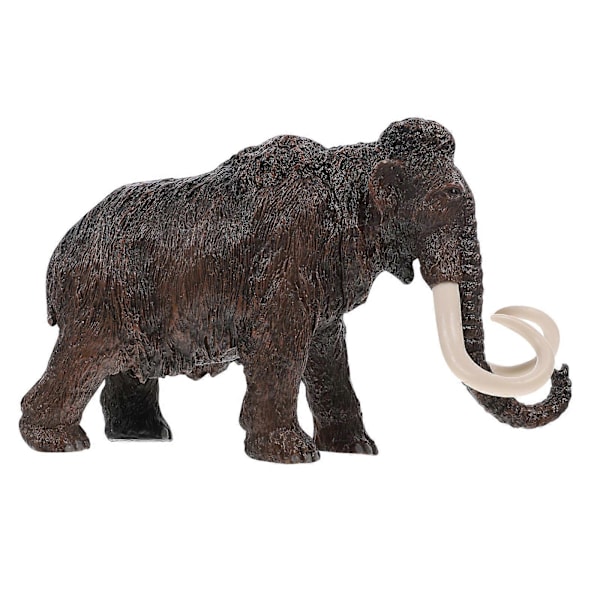 1 st Simulering Mammut Modell Solid Statisk Djurmodell Elefant Leksak Skrivbordsdekoration Hantverk