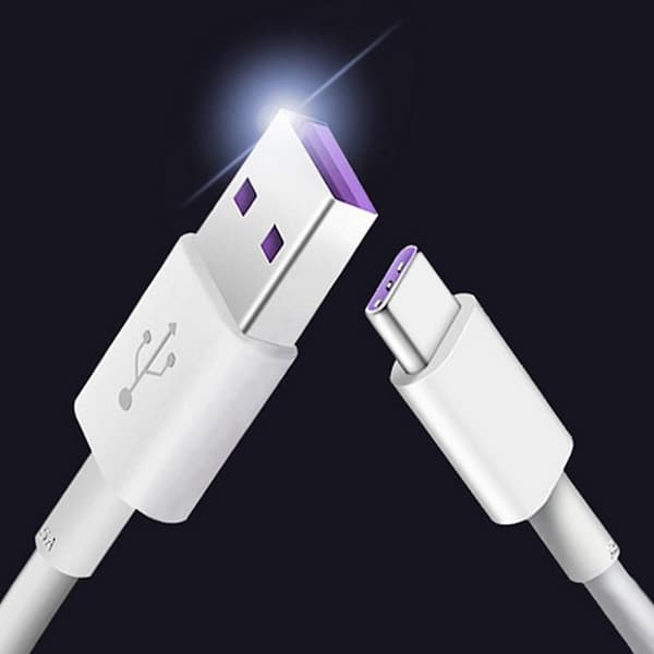 5a 2m USB til USB-C / Type-C Flash Lade Datakabel 2m