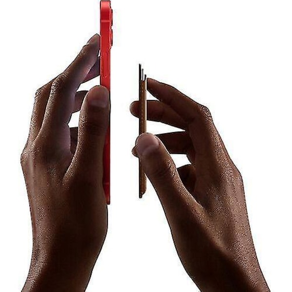 Officiel Apple-læderpung med MagSafe til iPhone - Sadelbrun