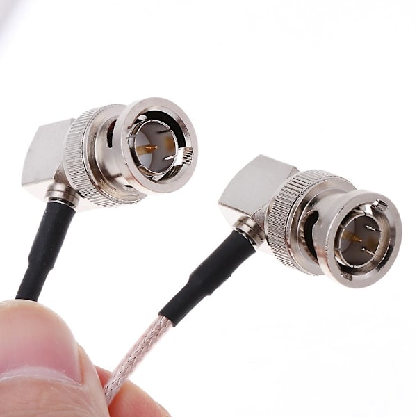 HD SDI Videokabel RG179 BNC Han Til BNC Vinkelstik Til BMCC Blackmagic Kamera