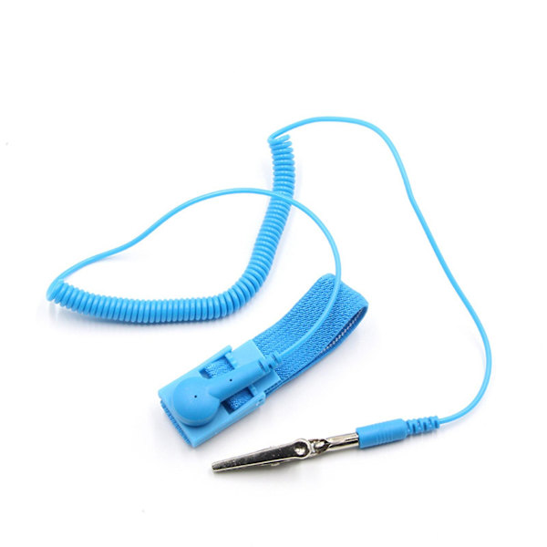 PVC Antistatisk ESD Håndleddsrem Justerbar Ledningsjordingsarmbånd Qinhai
