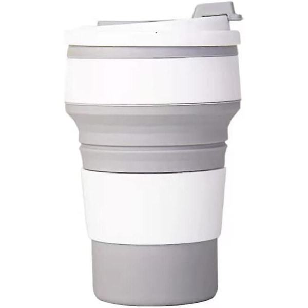 Faltbarer Bpa Freier Silikon Kaffeebecher Auslaufsicher, Geschenkbecher,taschenbecher 350ml, 1st ,geeignet Fr Die Schnelle Zubereitung Von Tee Auf Rei