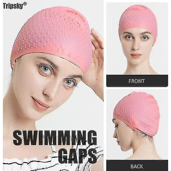 Urheilu vedenpitävä uima-altaan cap Joustava cap pink