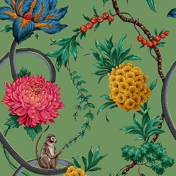 Kielletty hedelmä kukka taustakuva Green World of Wallpaper 39002