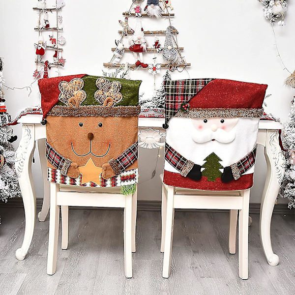 6-pack julstolsryggar 54 x 48 cm