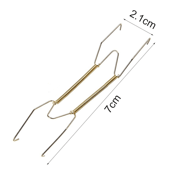 Tallerkenophæng Krog Fjeder Afmonterbar Rustfri Stål husholdnings Tallerkenophæng til Hjemmet 25-28cm 9.8-11 Plate Hg2729