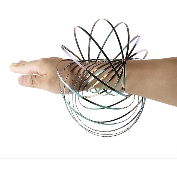 Generation Magic Flow Ring, 3D-jousimetallirengas, interaktiivinen kineettinen sormipeli, lievittää stressiä lapsille ja aikuisille