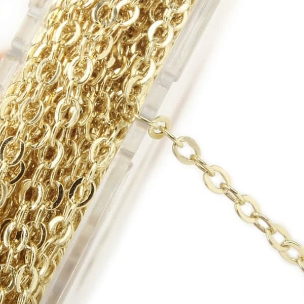 Brass Cable Chain for Jewelry Making DIY Link Chain with 10