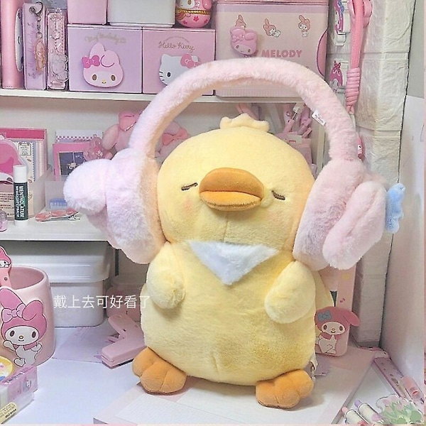 Sanrio Tilbehør Bløde Plys Ørevarmere Vinter Varme Ørevarmer Anime Kuromi Melody Dame Mode Øreklap Kold Beskyttelse Øredækning My melody