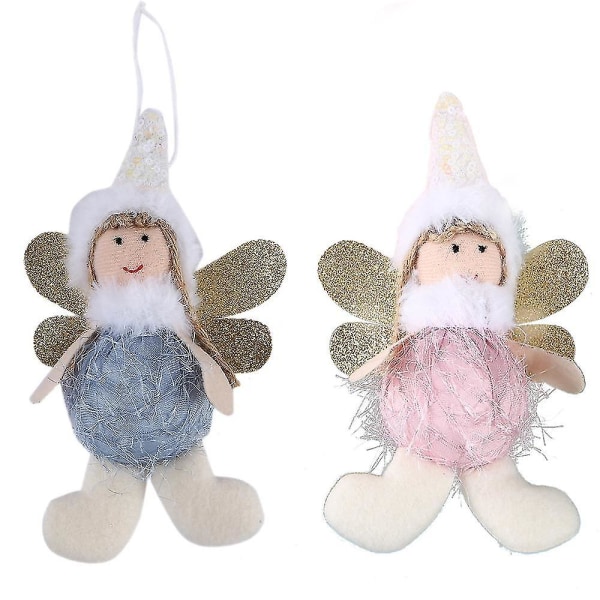 Julepynt, Angel Doll Tree Hanging Ornament, Christmas Crafts Alves Pynt style 2