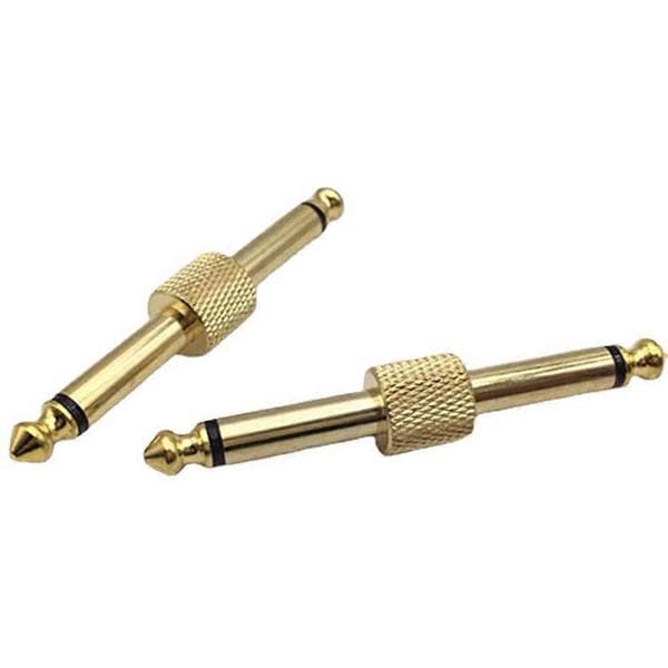 Mikser Audio Mono Adapter Elgitar Effekt Hane til Hane Audio Adapter