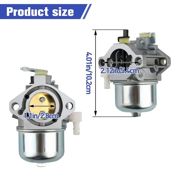 5-4993 Förgasare till Briggs & Stratton Walbro LMT 5-4993 695503 498838 499029 497164 497844 För traktorgeneratormotor 19G412 19E412 192402 1924