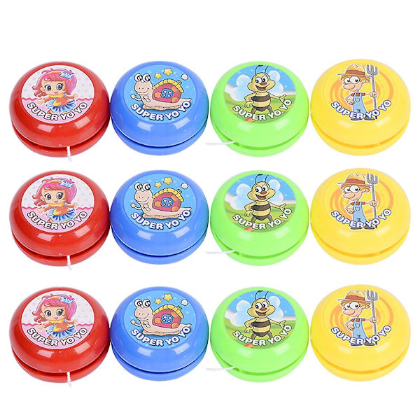 20 st Kidcraft Leksats Professionell Yoyo Automatisk Återgång Yoyo Hjärngympa Leksaker Plast Yoyo Spel