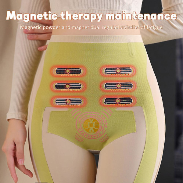 Kvinders mavekontrol, sømløs kropsform Fibergenopretning Hofteløft, grafen honeycomb-stramning shorts til kropsform Apricot M