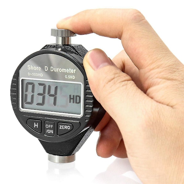 0-100hd Shore D Hårdhedsmåler Digital Durometer Skala Med LCD Display Til Gummi, Plast, F