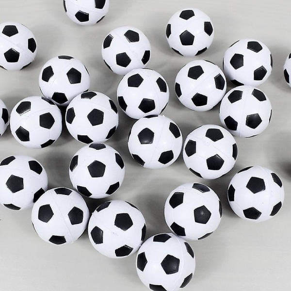 20 st 40 mm Plast Fotbollsbollar Fotbollsbord Tillbehör för barn och vuxna Födelsedagsfester, festpåsar