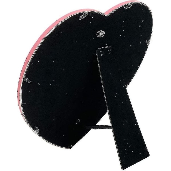 2023-sminkespeil Hjerteformet speil Bordplate kosmetisk speil Vegghengende speil Rosa