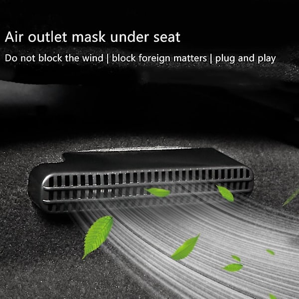 For Venza 2020-2022 Carbon Fiber Car Ac Varme Gulv Luftuttak Ventilasjonsgitter Deksel tilbehør