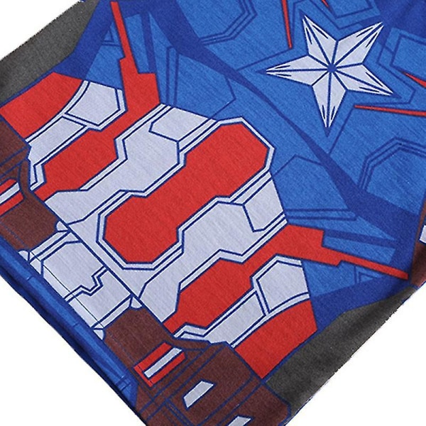 Superhero Pyjamat Lasten Poikien Sleepwear Yöasut Set Outfit Pjs Captain America A 4-5 Years