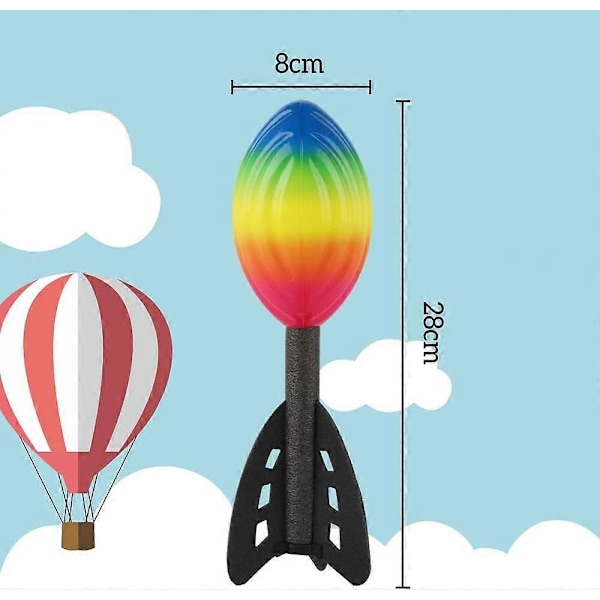 Vortex Javelin, Rocket Javelin Pehmeä Vaahtomuovilelu, Hauska Vinkuva Vortex-raketti Nuorille ja Vanhoille, Vinkuva Raketti, Vortex Aero