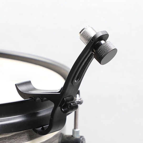 6 stk Stødsikker mikrofon tromme rim Clip Tom Snare Mount Mic Clamps Holder Wyelv