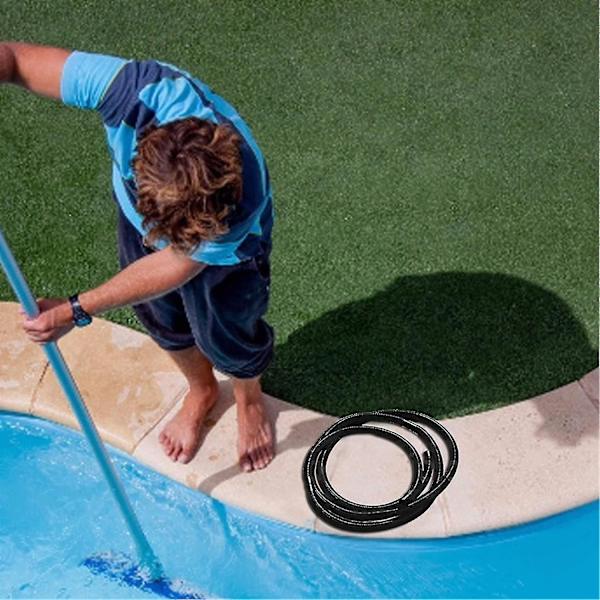 6,3 meter rør til pool Sort Solar Sort poolslange Flydende præformede sektioner Fantastisk Ibaste