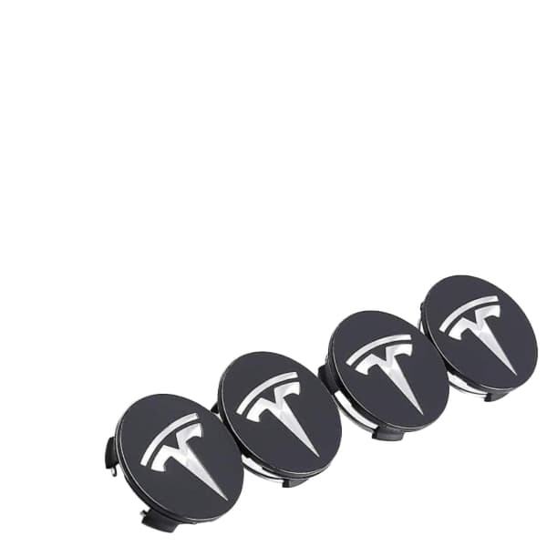 Hjulkapselsett for Tesla senterkapsler hjulmutterhetter senter modifikasjonshetter for Model Y Model 3 Model S Model X - Perfekt