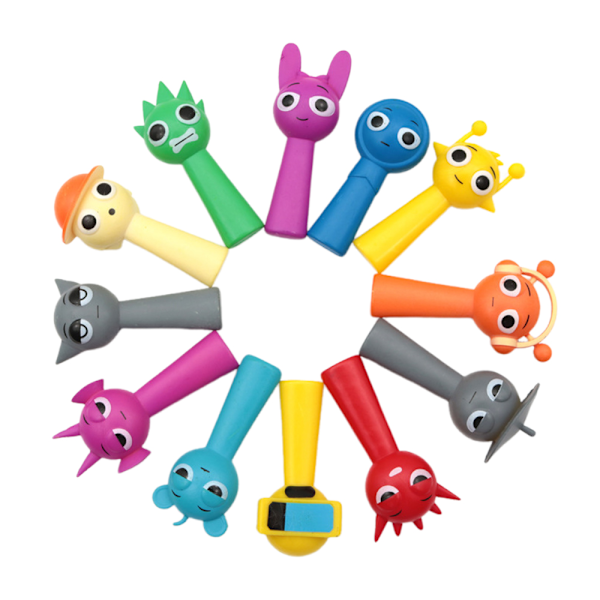 12-pakk Sprunki Friends Actionfigurer Leksaksserie Anime Pelit PVC-figuurit 12PCS