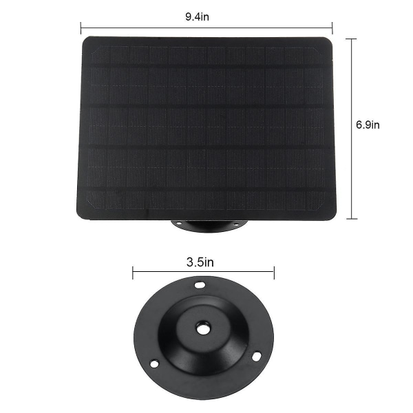 10w 5v solpaneler bärbar - USB solcellsladdare Vattentät Power Bank 360 justerbar säkerhetskom