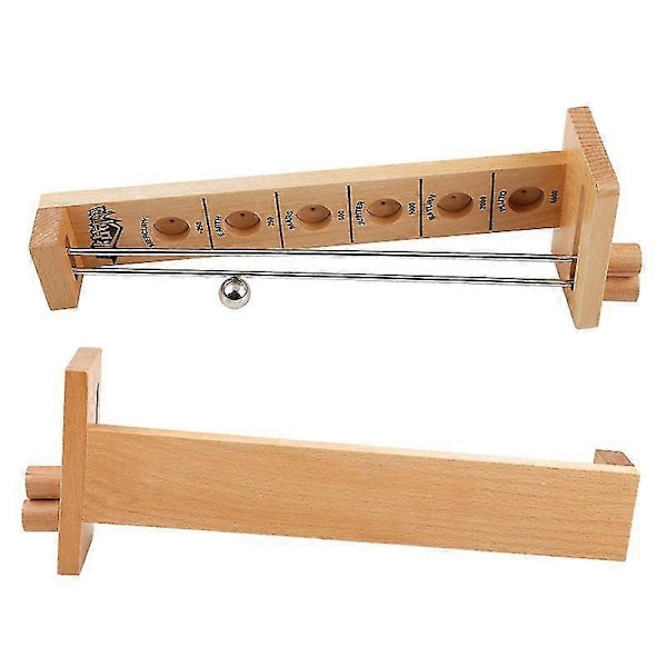 Träboll Leksak Skjut Månen Spel Skrivbord Nostalgi Balanseringsbräda Spel Pedagogisk Leksak För Bar Grupper Barn Ny xi