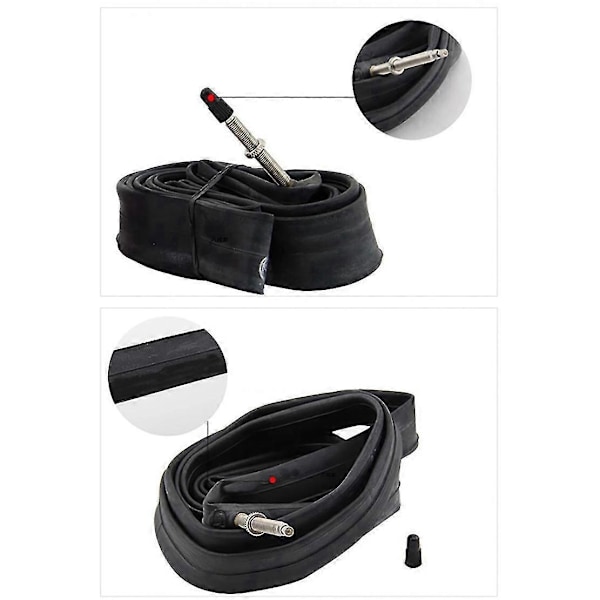 2-pack Cykelslang 20X1-1/8 Cykeldäck Innerslang med 451 Fransk Ventil för Hopvikbar Cykel