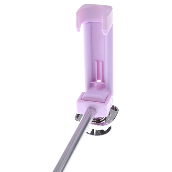 Utvidbar Teleskopisk Selfie Stick Monopod for kameramobiltelefoner lilla