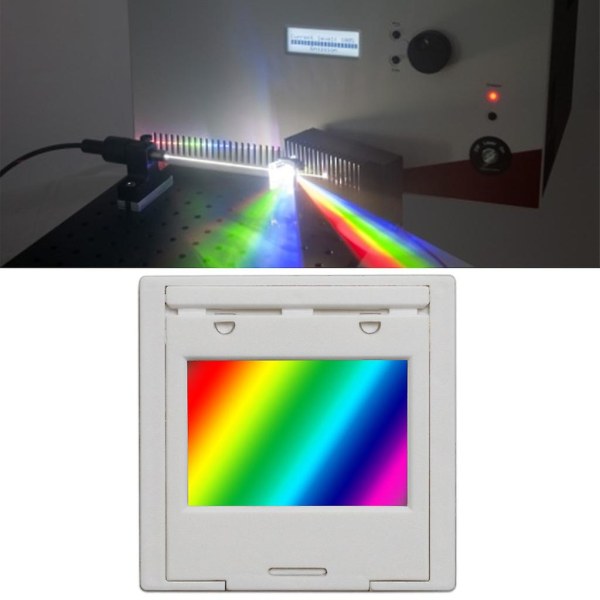 Undervisning Demonstration Transmissionsgitter Spektrofotometer Holografisk bildbehandling 50/100/300/600 Linje 0,91x1,38tum 300 lines