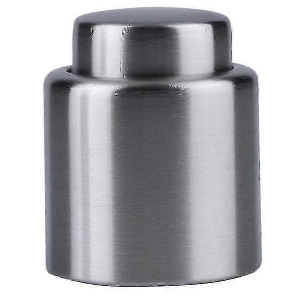 Champagnestopper 4 cm, champagnestopper, champagneflaskestopper, mat rustfrit stål, flaskestopper