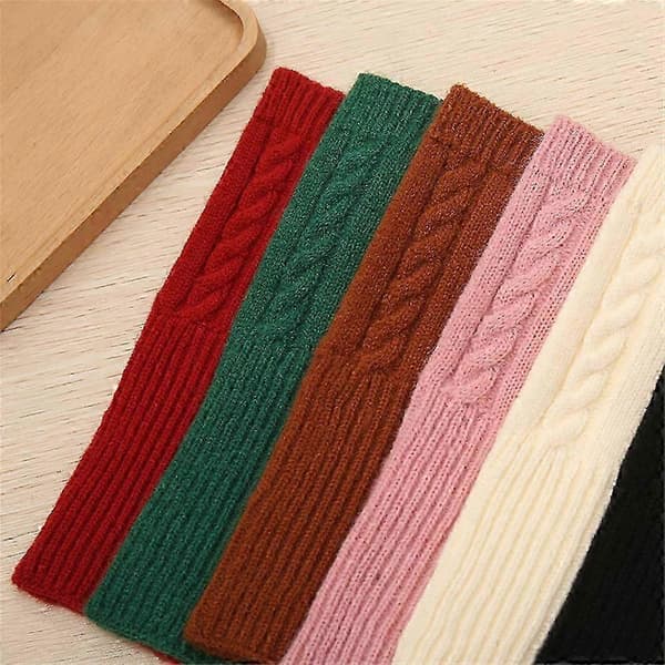 NYA Fabrikssekunder Kashmir Fingerlösa Handskar Från Turtle Doves Multicolor brown