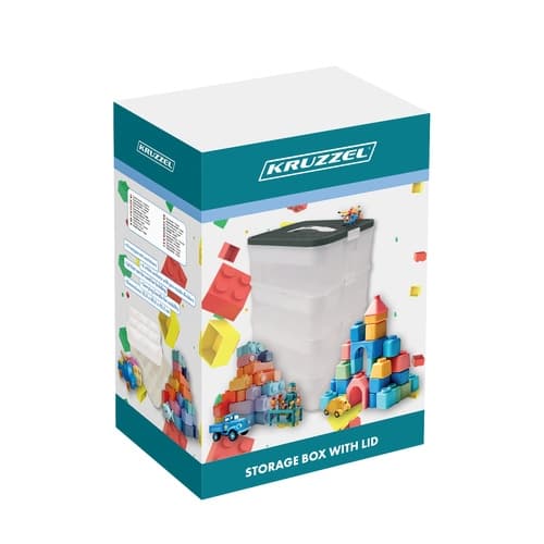 Building Block Storage Box - Various 2650 4 nivåer