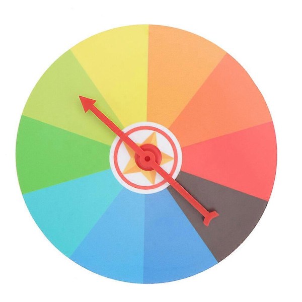 1 Set of Draw Game Wheel Set Opetustoiminta Pyörivät rekvisiitta Hauska pyörä