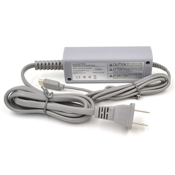 100-240V AC-ladeadapter til Nintendo Wii U Gamepad-controller EU-stik