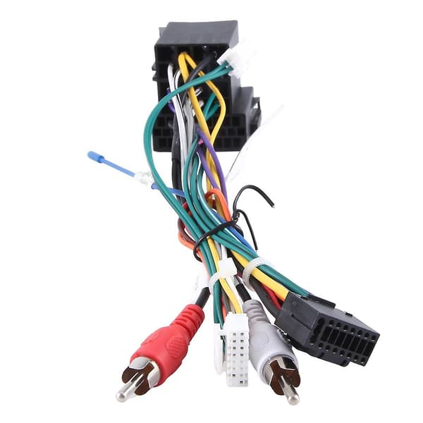 Bil Android Radio CANBus Kabel Strömförsörjningskabel Kopplingssats Adapter med CAN Bus Dekoder för Alfa Romeo 147 159 Black