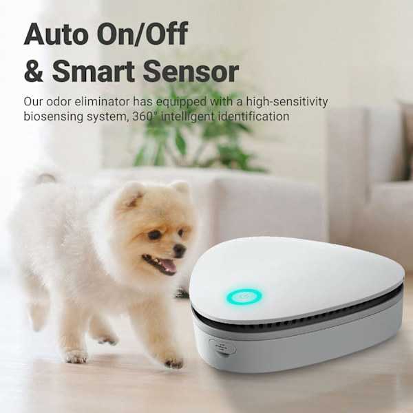 Kæledyrs lugtfjerner, Smart Kat Deodorizer, Auto On/Off