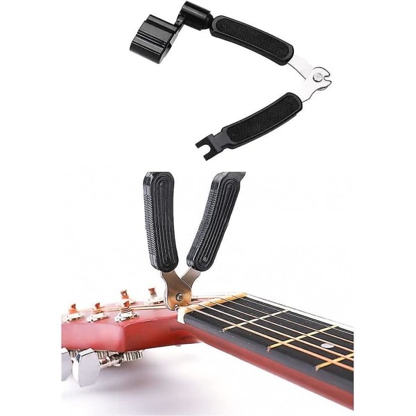 24 stk akustisk gitar bro pinner 1 stk bro pin puller fjerner 1 stk gitar sal gitar mutter erstatning for akustisk gitar(y103-24)