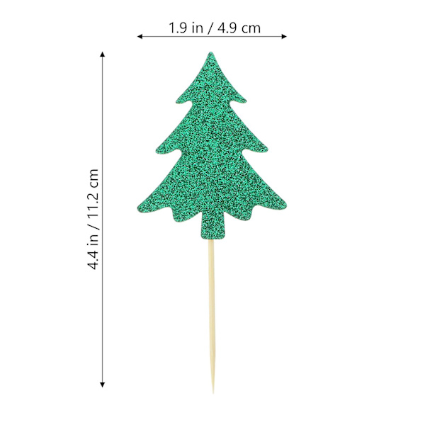 12 stk Bursdagsfest Kakedekorasjon Jakttema Cupcake Topper Bursdagskake Topper